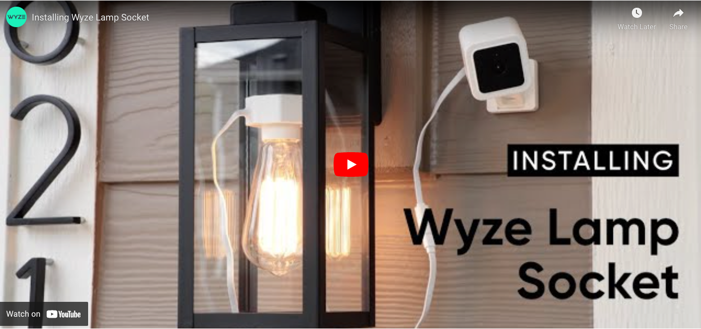 Wyze Lamp Socket – Wyze Labs, Inc.
