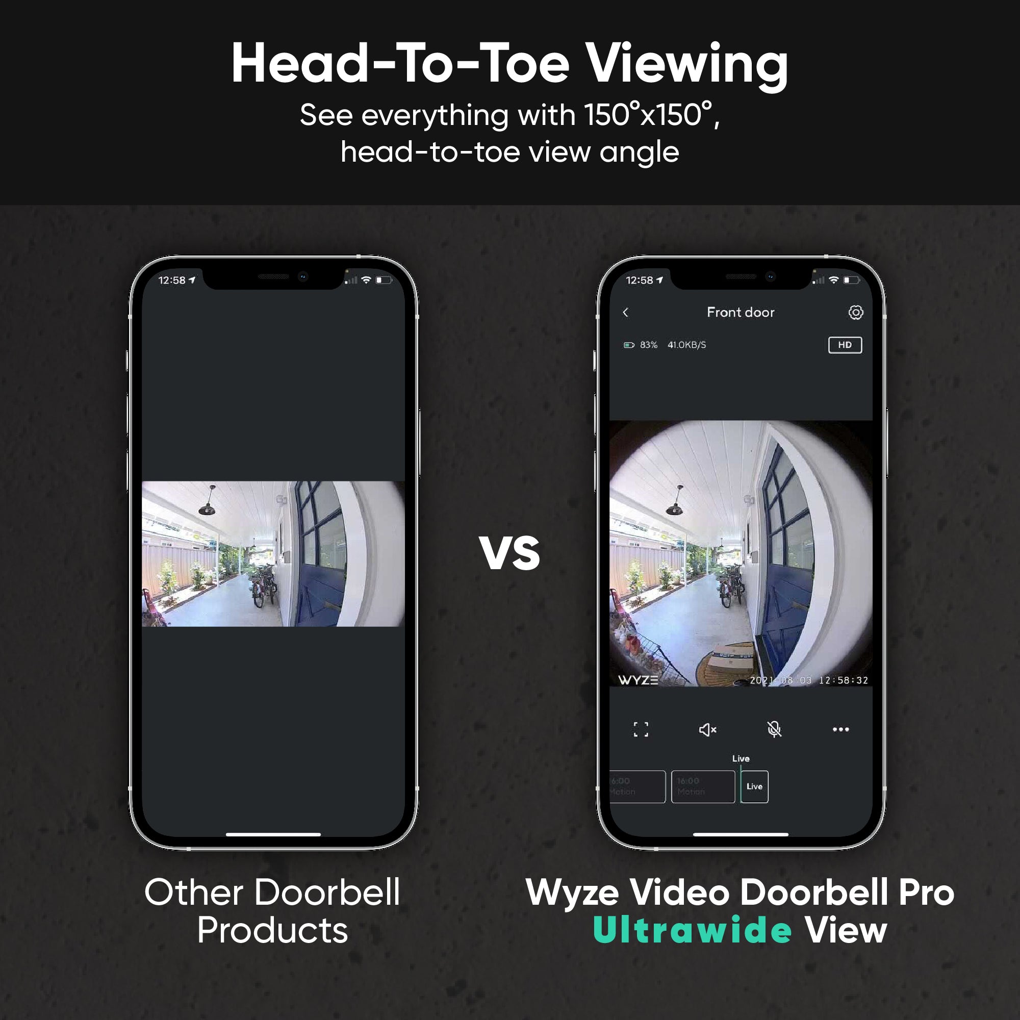 WYZE Video Doorbell Pro + WYZE Chime hot Pro (Wired or Wire Free)