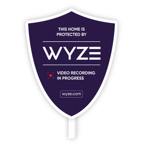 Wyze Security Yard Sign