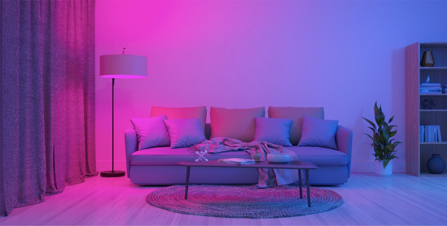 Adding Pink Lightbulbs to My Living Room Gave Me a Better Sleep