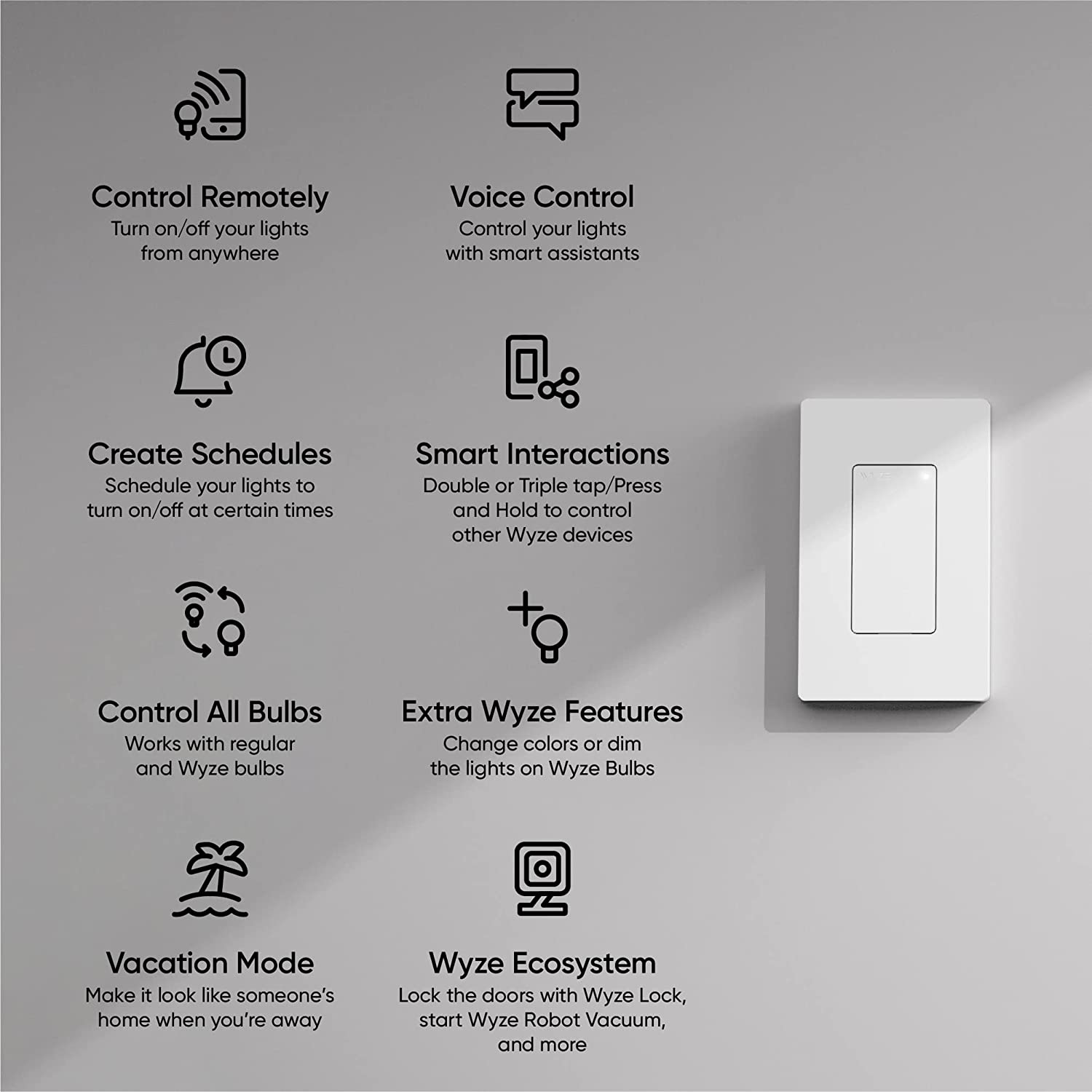 Wyze Switch Smart Wi Fi Light Switch Wyze Labs Inc