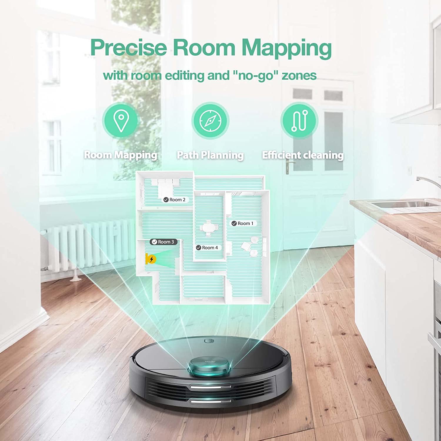 Robot vacuum hot sale with mapping