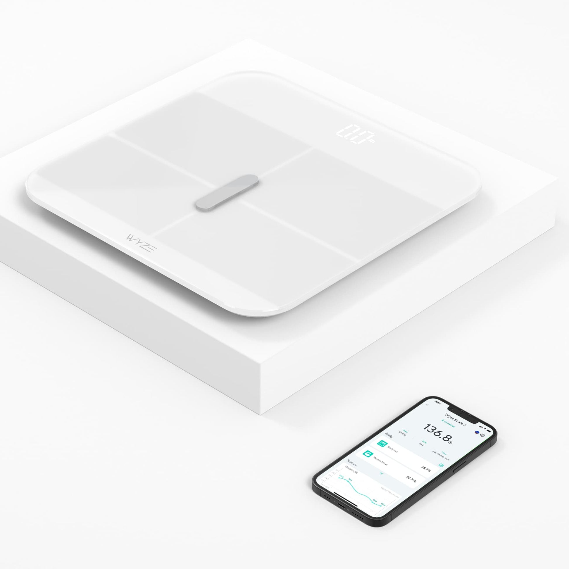  WYZE Smart Scale X for Body Weight, Digital Bathroom