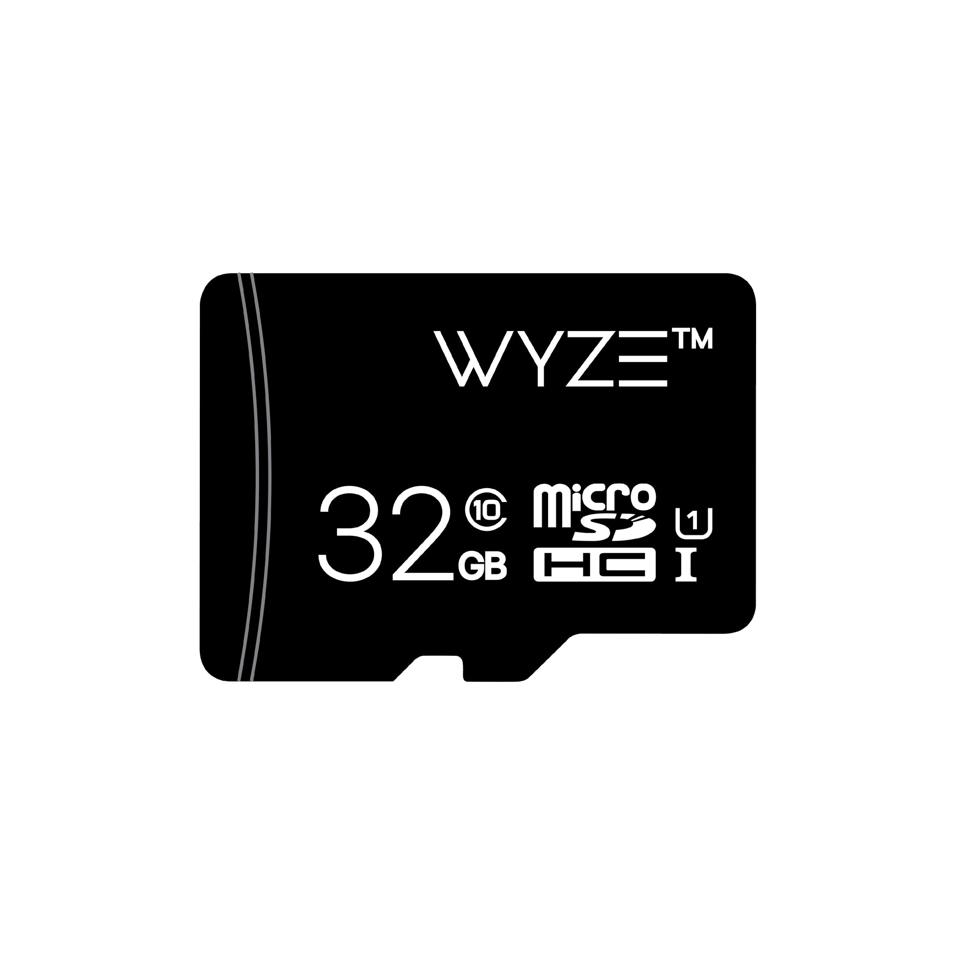 Wyze Expandable Storage 32GB microSDHC Card Class 10 Black